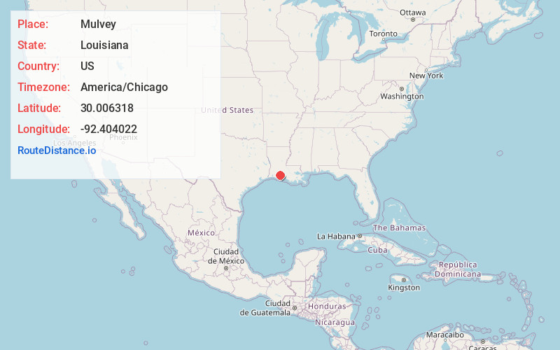 Map of Mulvey