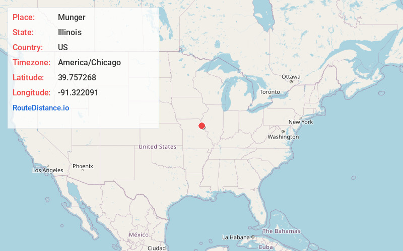 Map of Munger