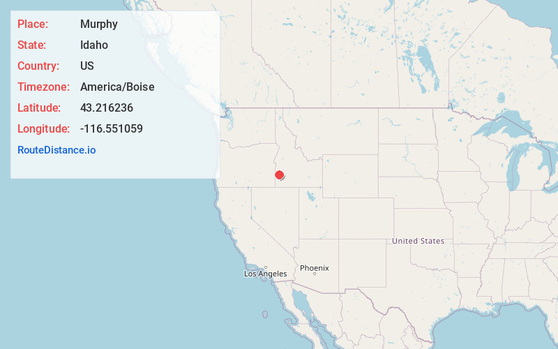 Map of Murphy