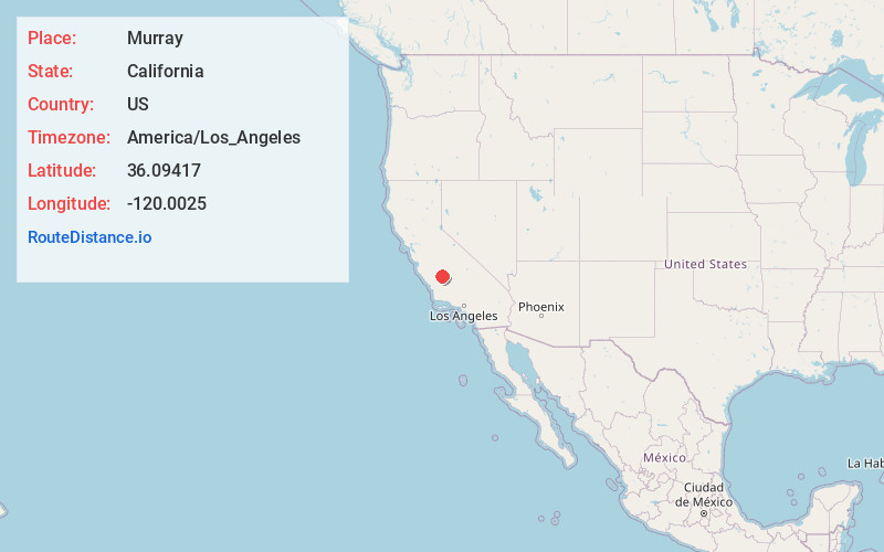 Map of Murray
