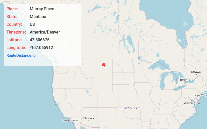Map of Murray Place