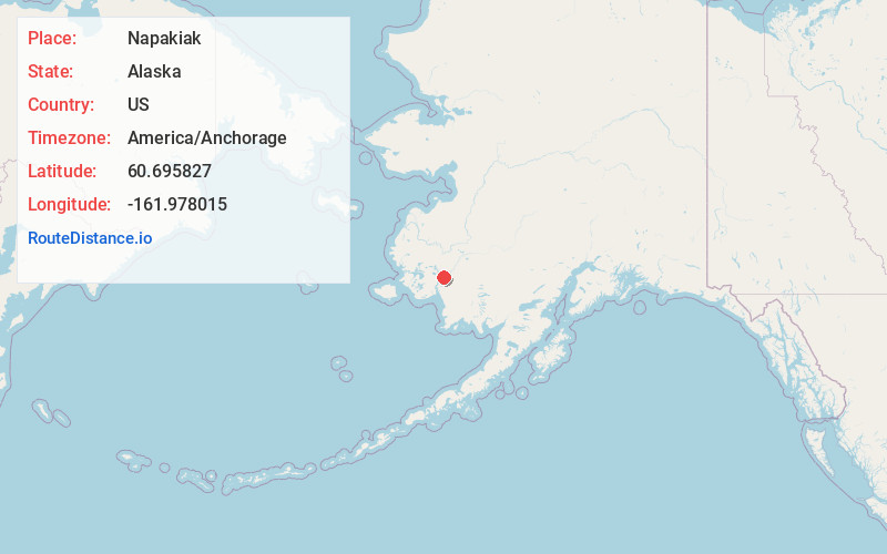 Map of Napakiak