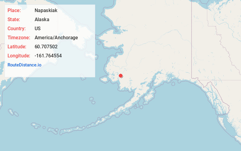 Map of Napaskiak