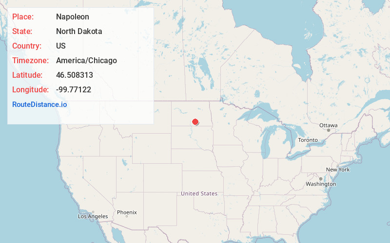 Map of Napoleon