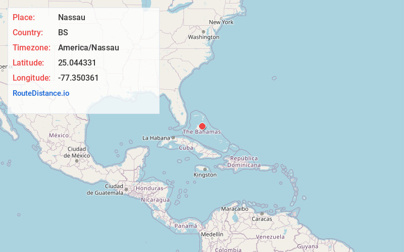Map of Nassau