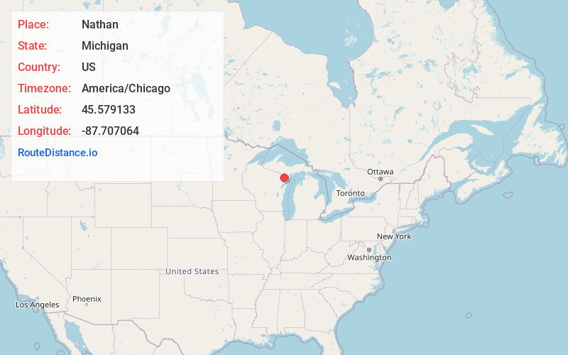Map of Nathan