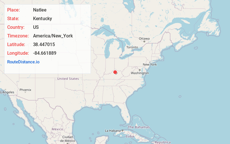 Map of Natlee