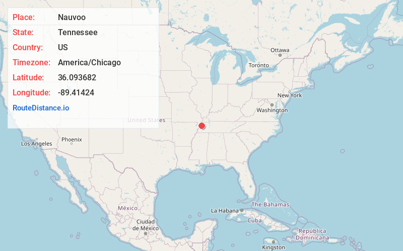 Map of Nauvoo