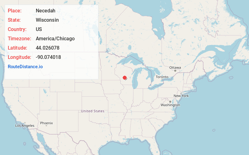 Map of Necedah