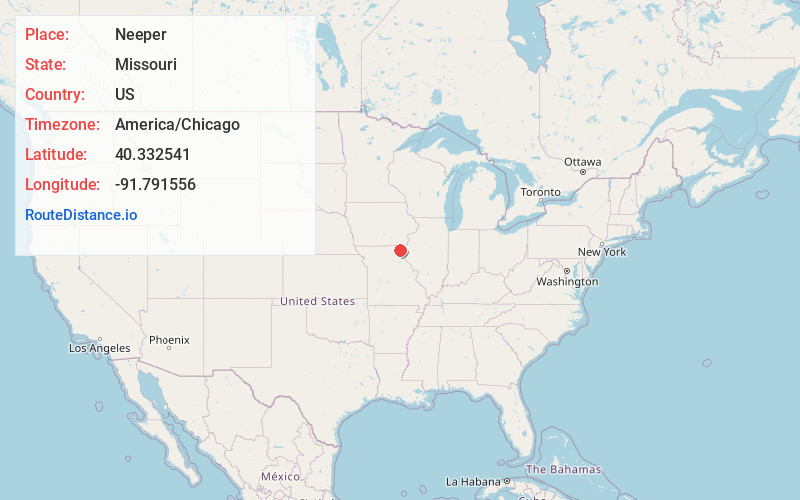 Map of Neeper