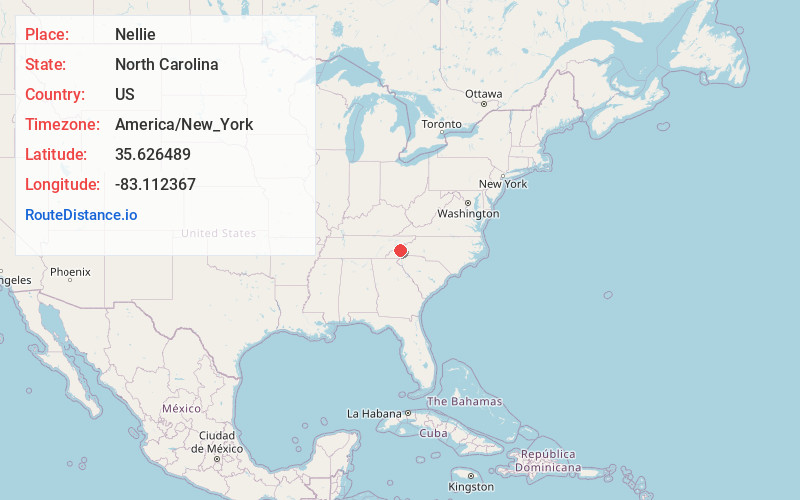 Map of Nellie