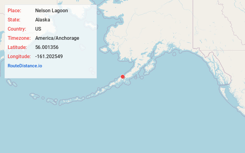 Map of Nelson Lagoon