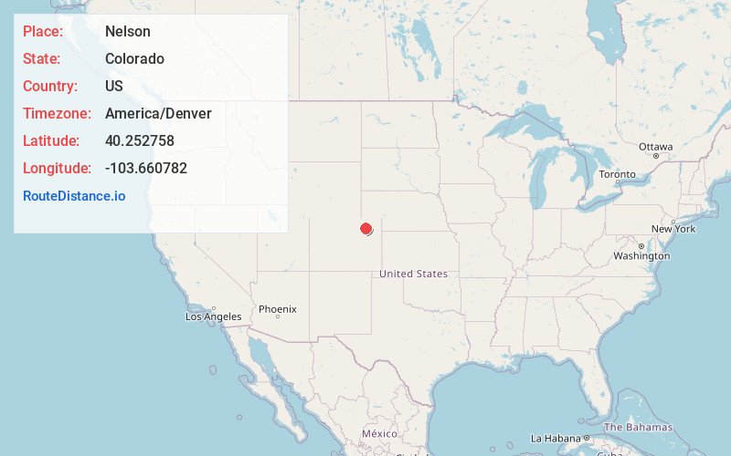 Map of Nelson