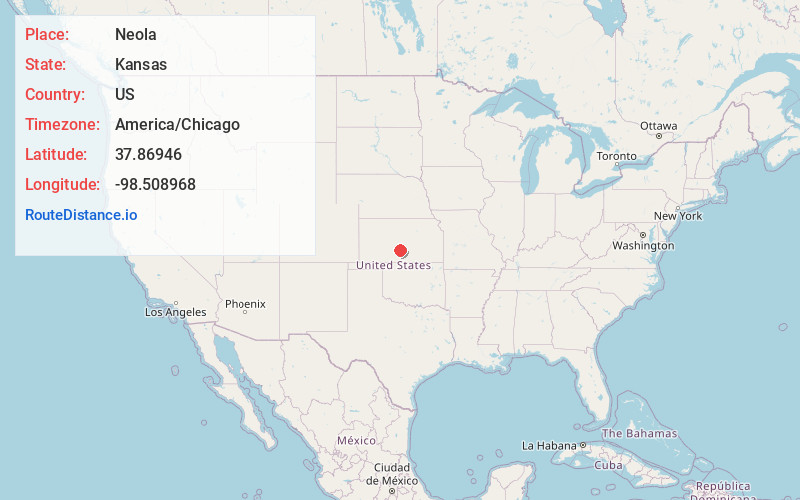 Map of Neola