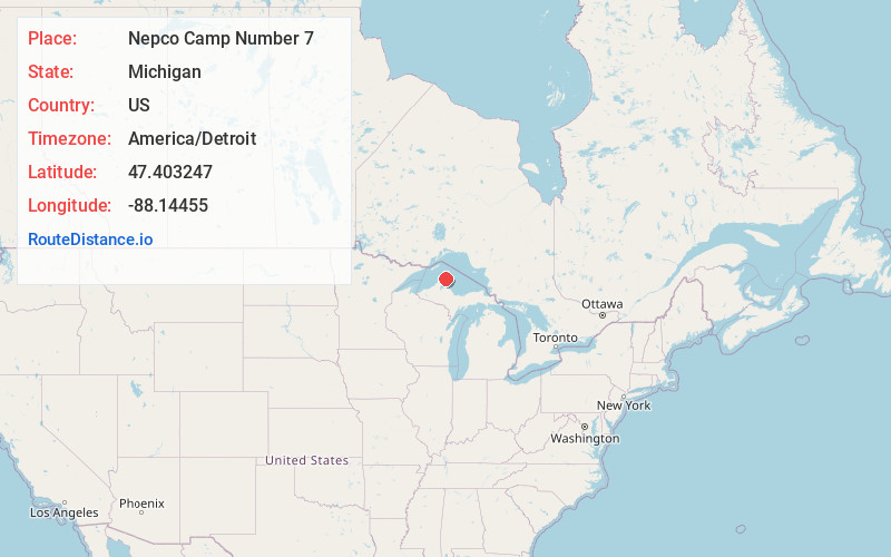 Map of Nepco Camp Number 7