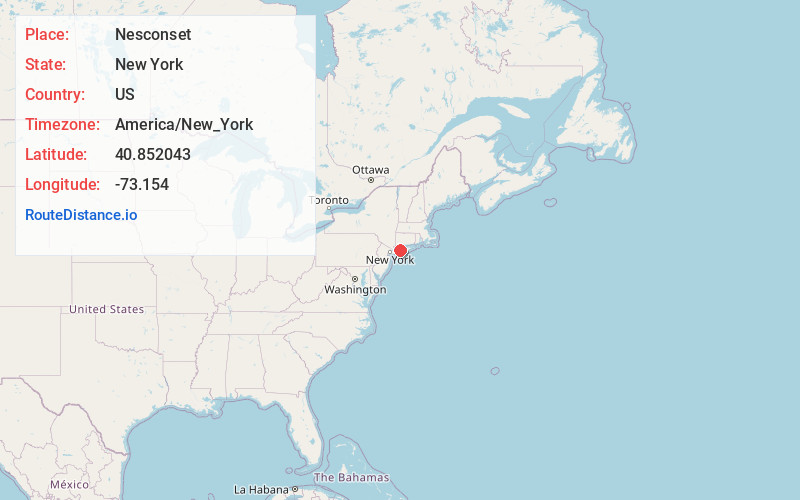 Map of Nesconset