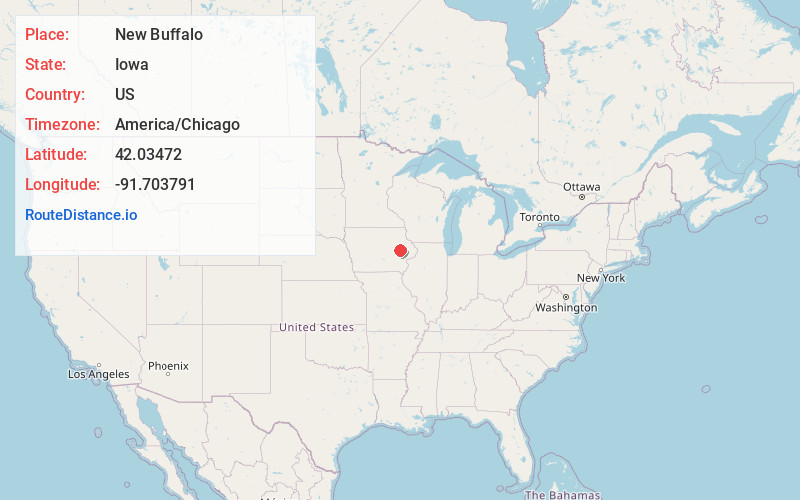 Map of New Buffalo