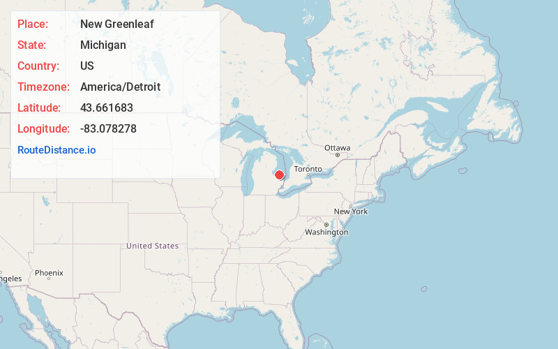 Map of New Greenleaf