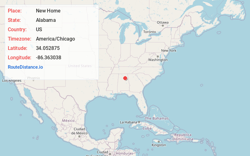 Map of New Home
