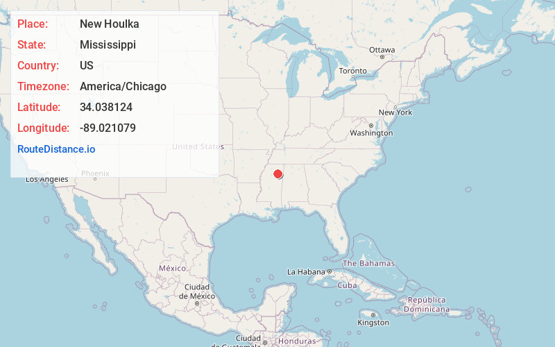 Map of New Houlka