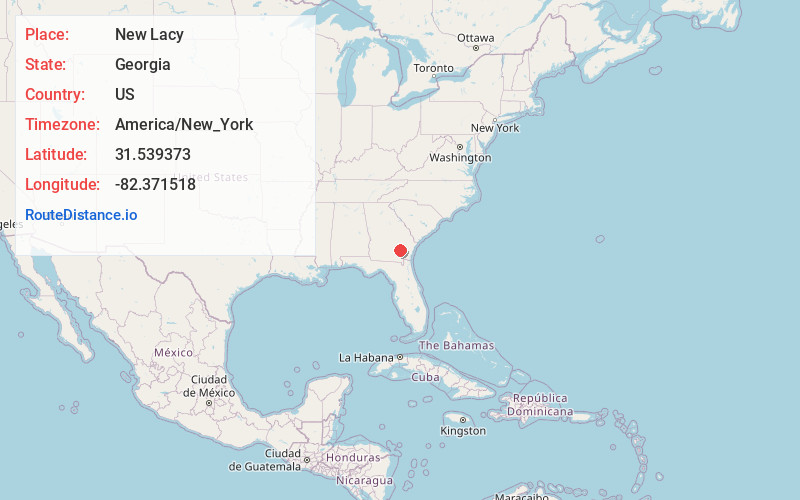 Map of New Lacy