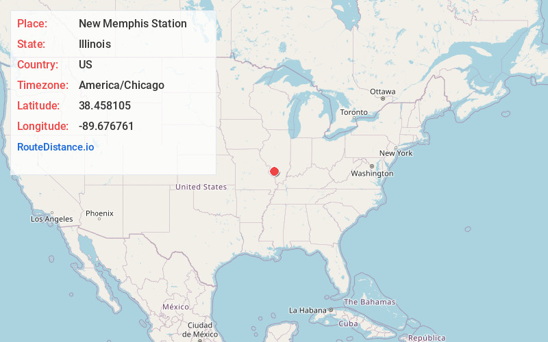 Map of New Memphis Station