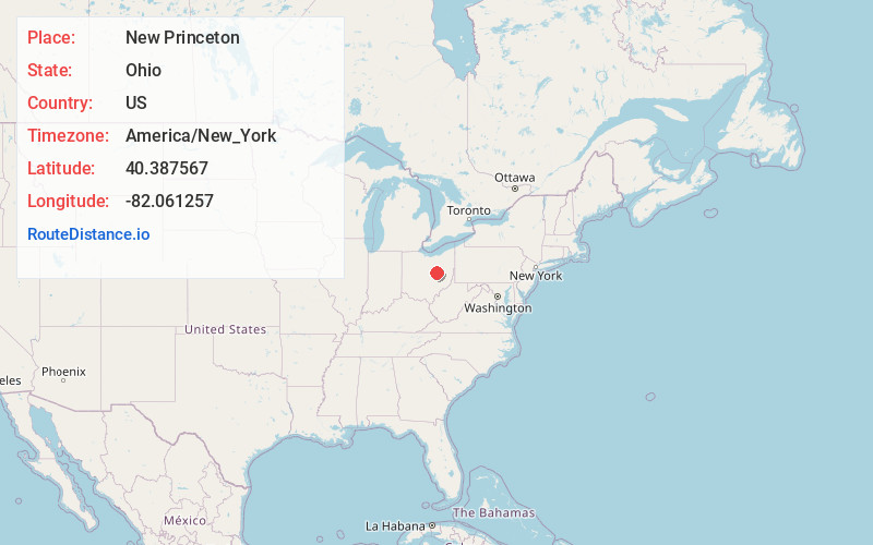Map of New Princeton