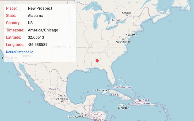 Map of New Prospect