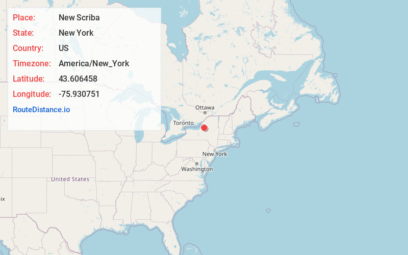 Map of New Scriba