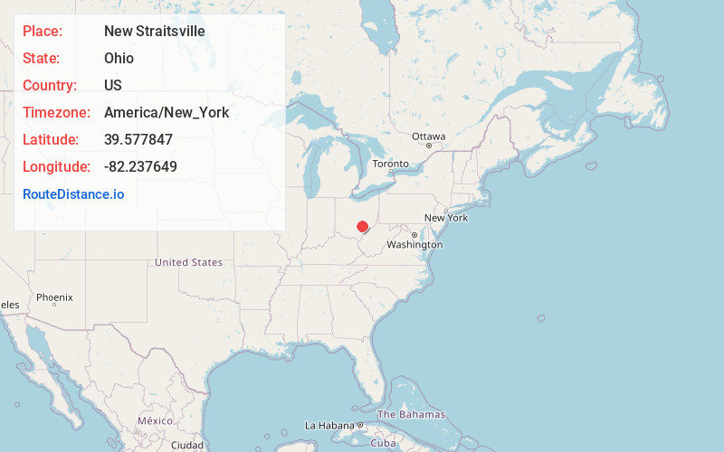 Map of New Straitsville