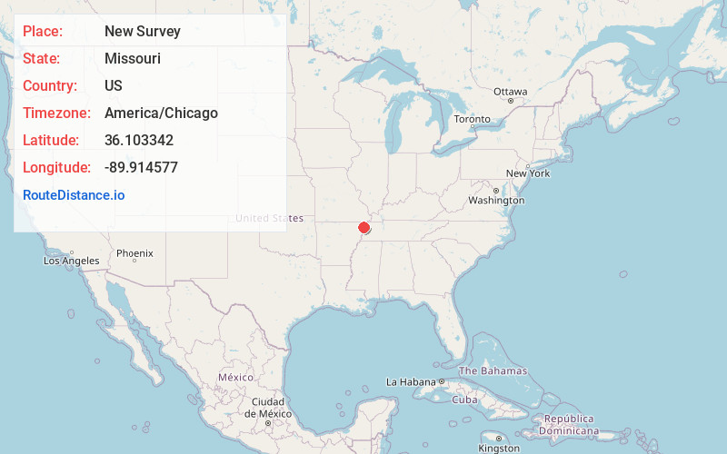 Map of New Survey