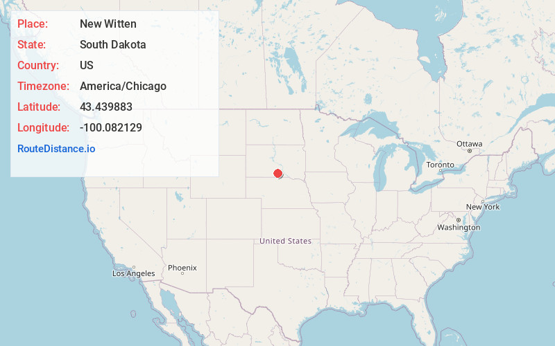 Map of New Witten