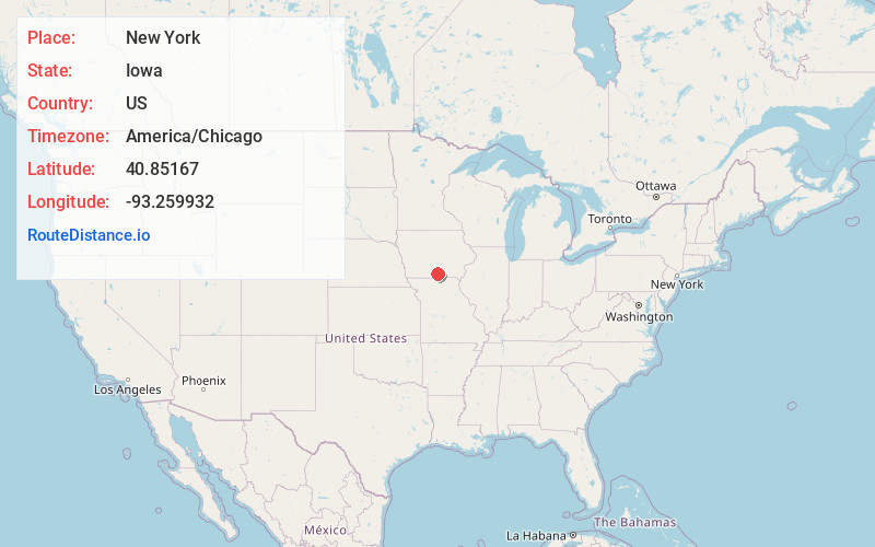 Map of New York