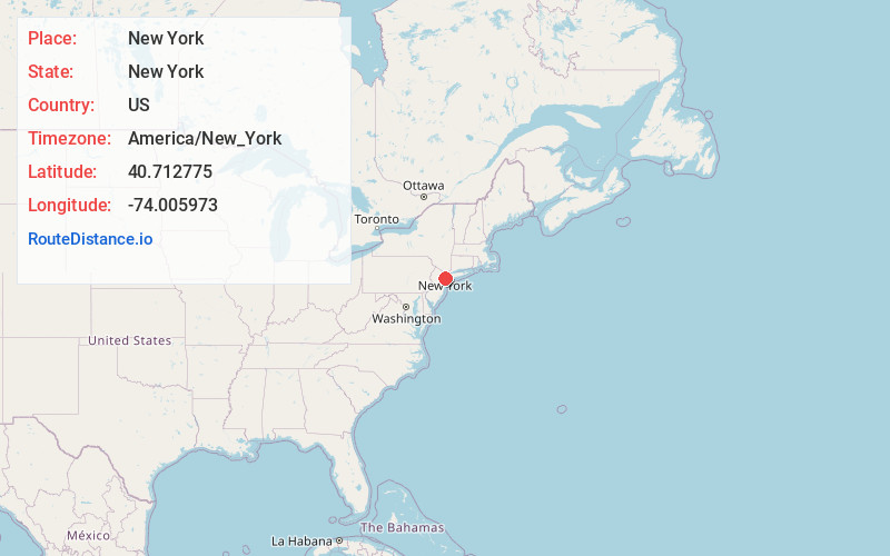 Map of New York