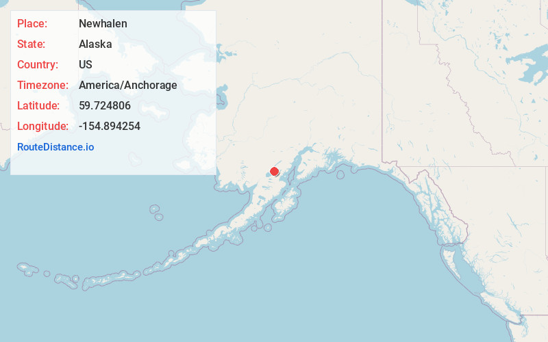 Map of Newhalen