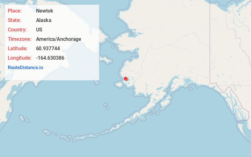 Map of Newtok