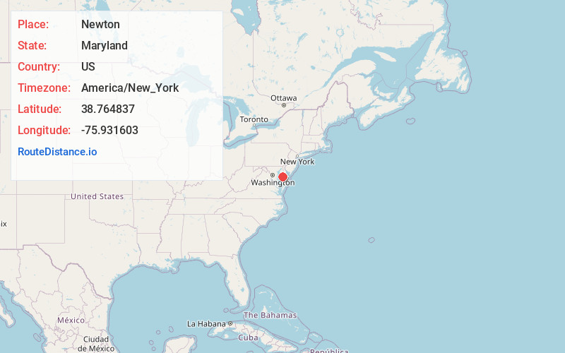 Map of Newton