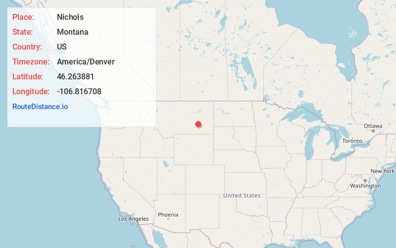 Map of Nichols