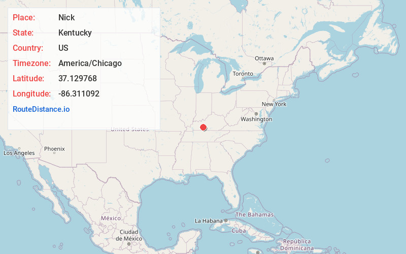 Map of Nick