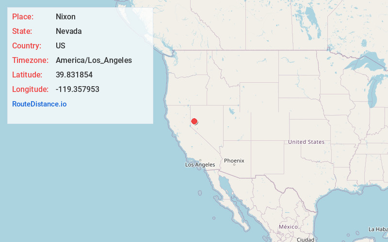 Map of Nixon