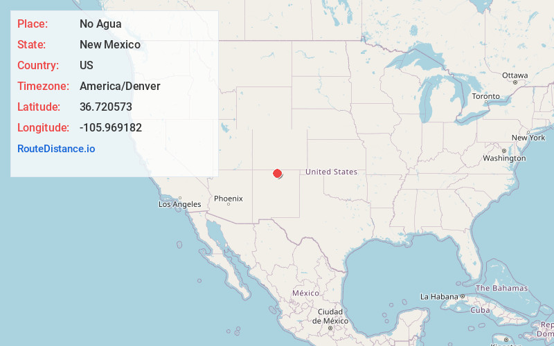 Map of No Agua