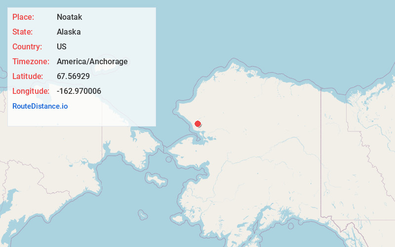 Map of Noatak