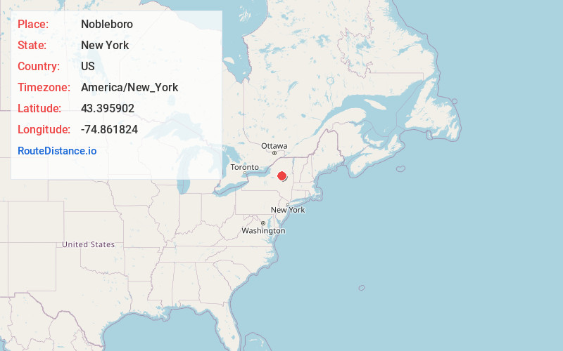 Map of Nobleboro