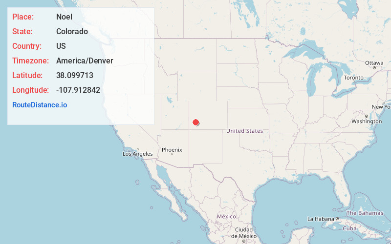 Map of Noel