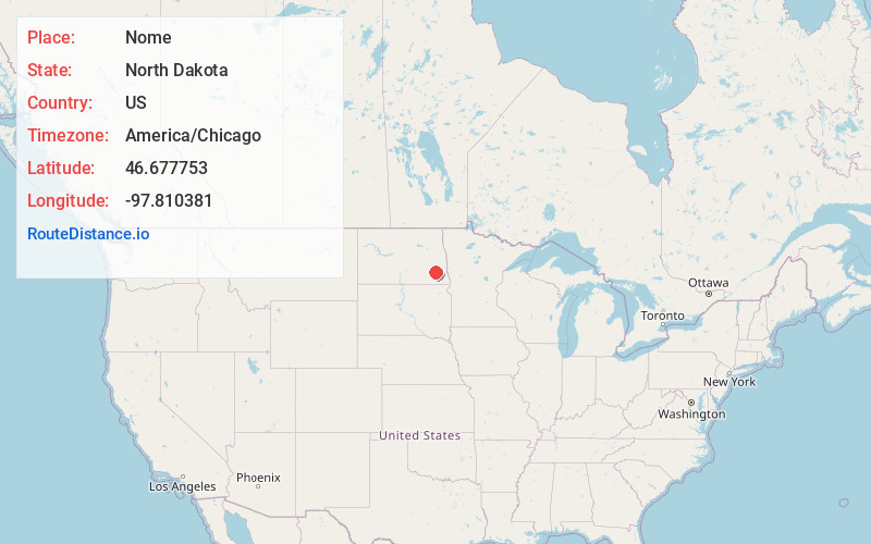 Map of Nome