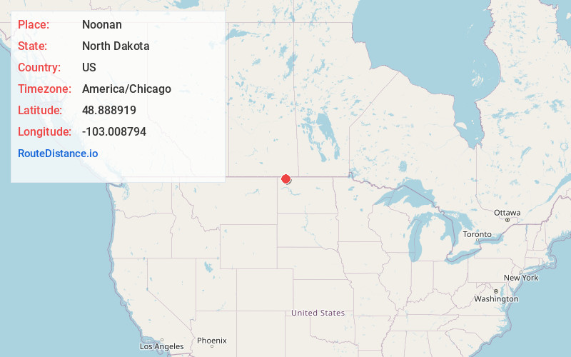 Map of Noonan