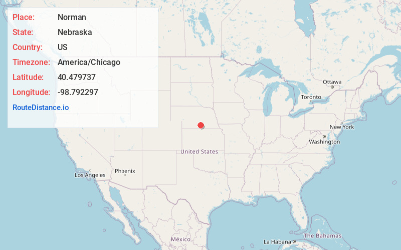 Map of Norman