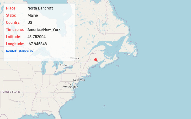 Map of North Bancroft