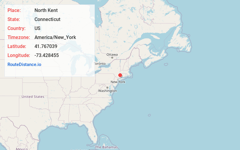 Map of North Kent