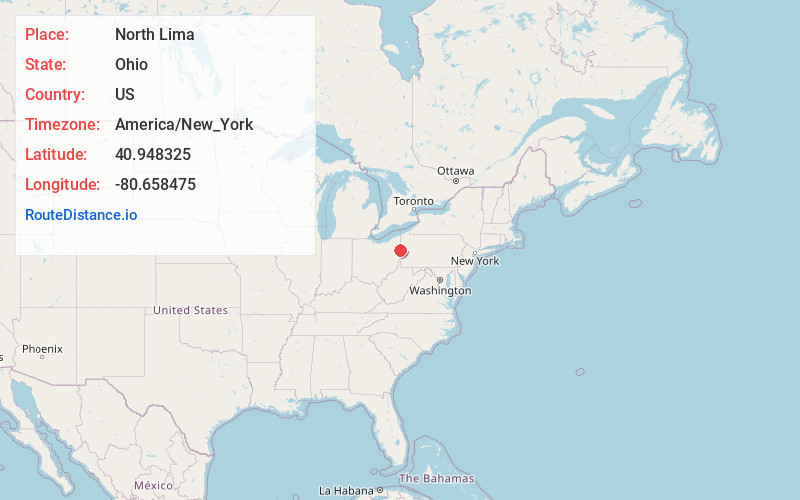 Map of North Lima